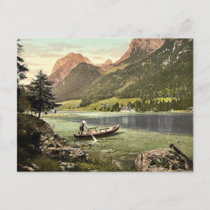 Carte Postale Hintersee, vue générale, Haute-Bavière, Allemagne