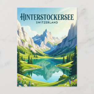 Carte Postale Hinterstockersee Suisse