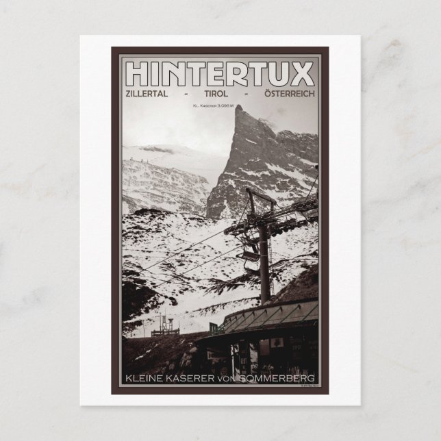 Carte Postale Hintertux - Kleine Kaserer (Devant)