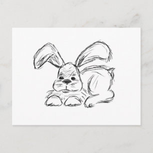 Carte Postale Hip Hop, Un Lapin Bunny