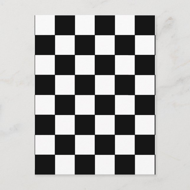 Carte Postale Hipposter rétro en tableau noir et blanc (Devant)