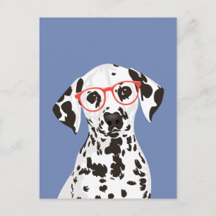 Carte postale Hipster Dalmatien pour les parents d