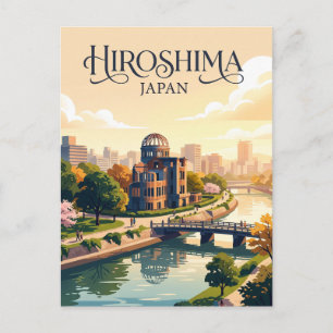 Carte Postale Hiroshima, Japon
