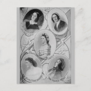Carte Postale Histoire américaine Premières Dames des Etats-Unis