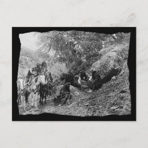 Carte Postale Histoire Apache vintage