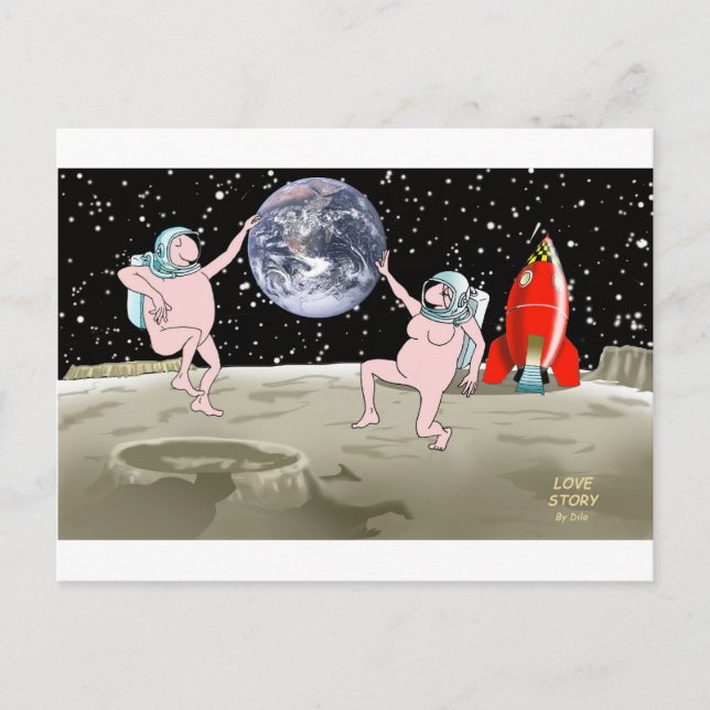 Carte Postale histoire d'amour 4 (Devant)