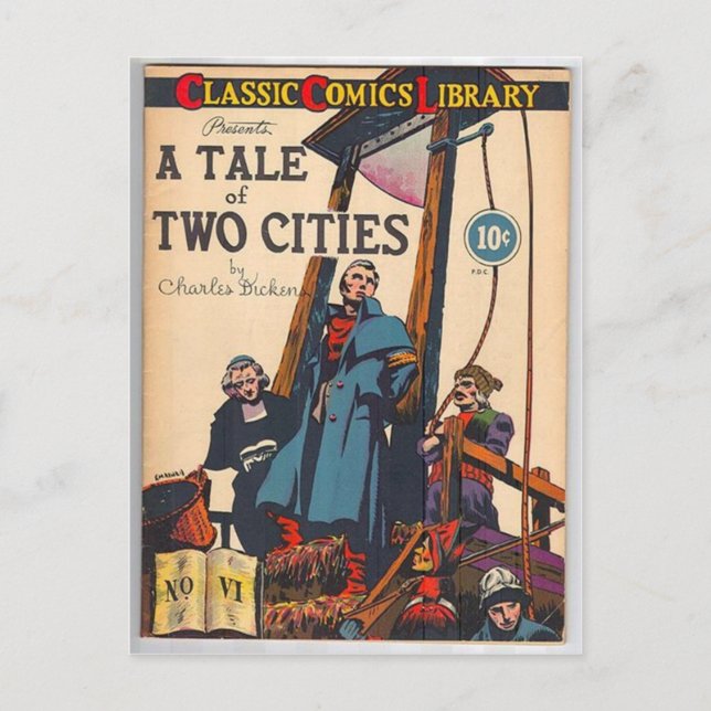 Carte Postale Histoire de deux villes (Devant)