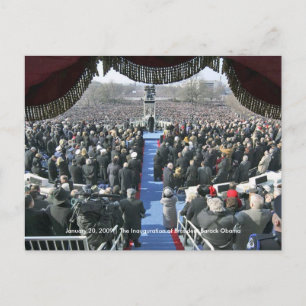 Carte Postale HISTOIRE : Discours d'investiture du président Oba