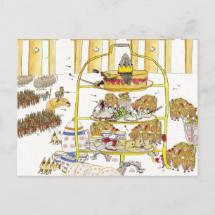 Carte Postale Histoire drôle de gâteau 1066 Thé à cinq heures in