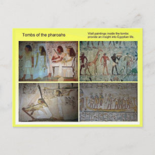 Carte Postale Histoire, Egypte ancienne, Tombes des pharaons