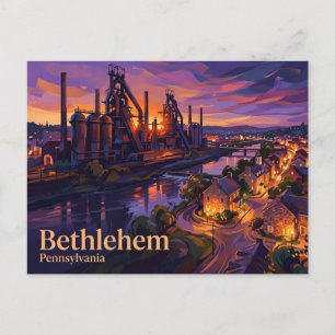 Carte Postale Historic Bethlehem USA