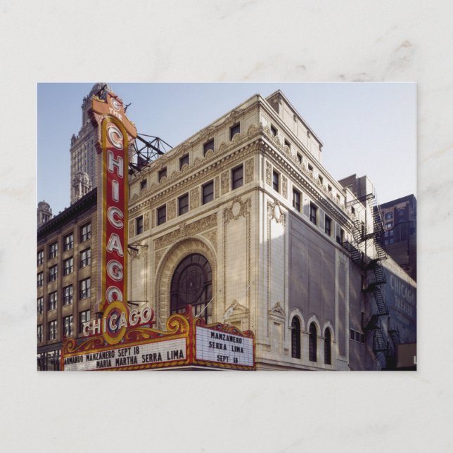 Carte postale Historic Chicago Theatre (Devant)