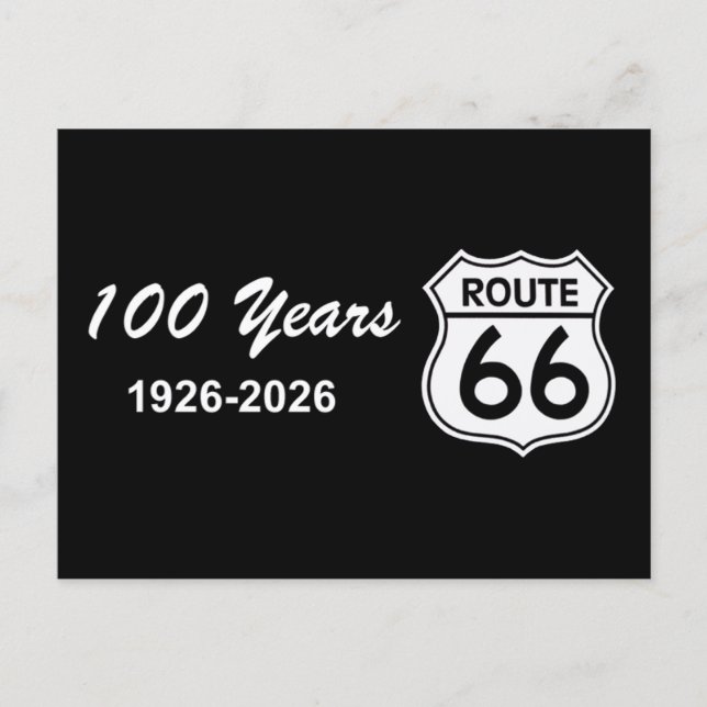 Carte Postale Historic Route 66 Centennial (Devant)