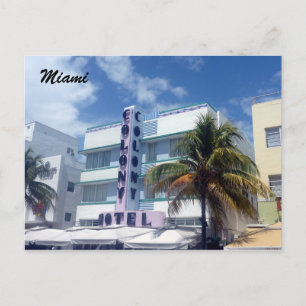 Carte Postale historique de miami