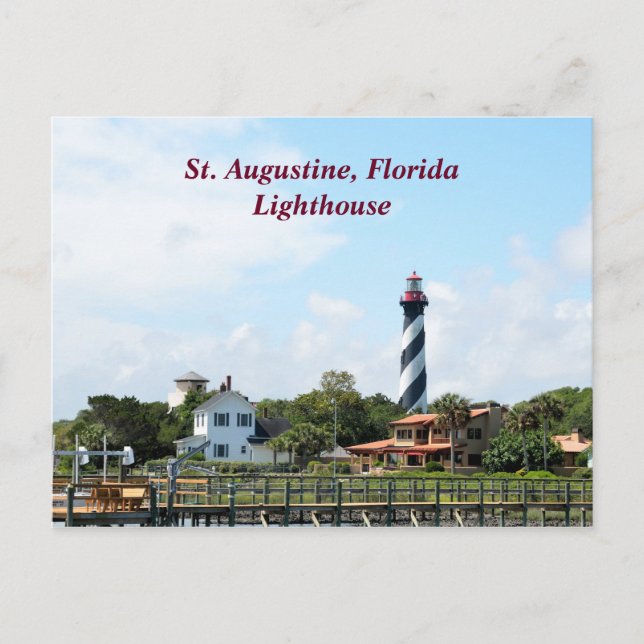 Carte Postale Historique Saint Augustin, Fl. phare (Devant)