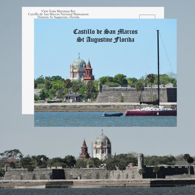 Carte Postale Historique St Augustine FL Castillo de San Marcos (Créateur téléchargé)