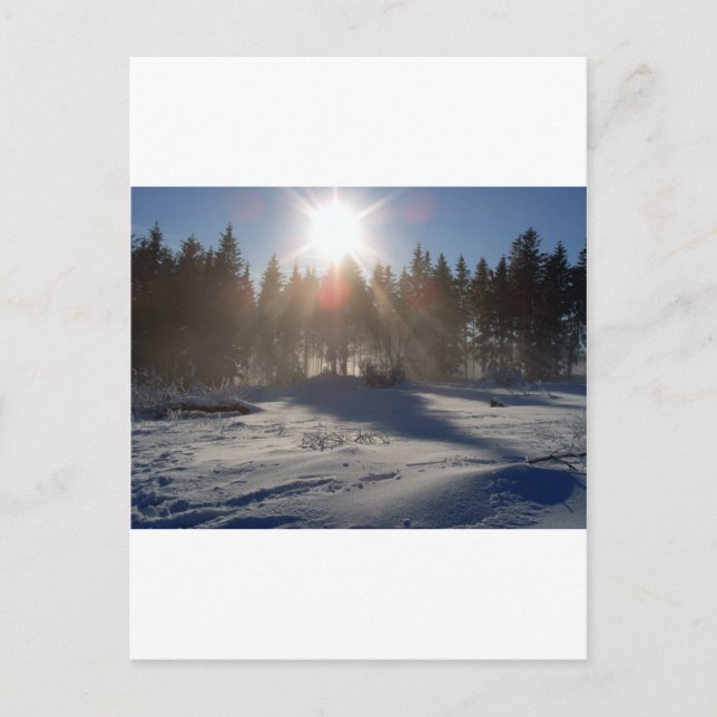 Carte Postale hiver (Devant)