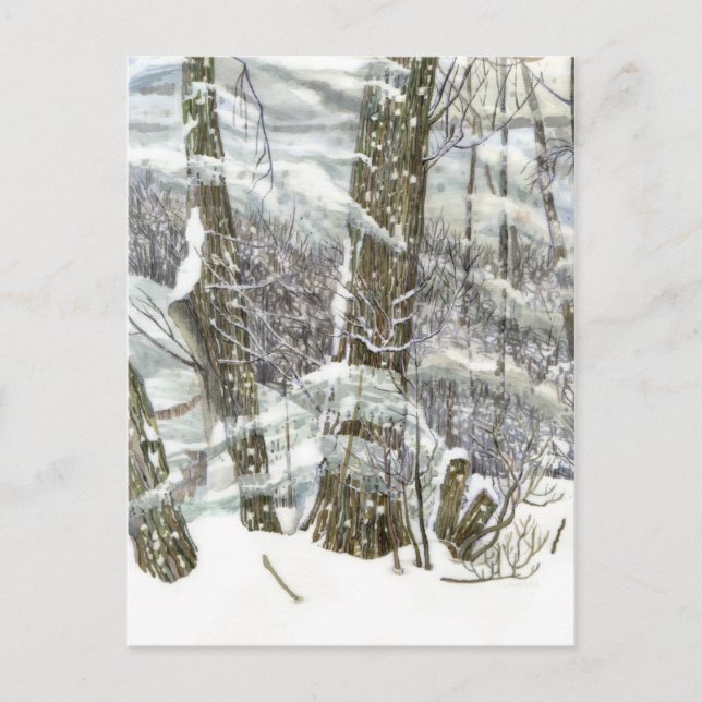 Carte Postale Hiver (Devant)