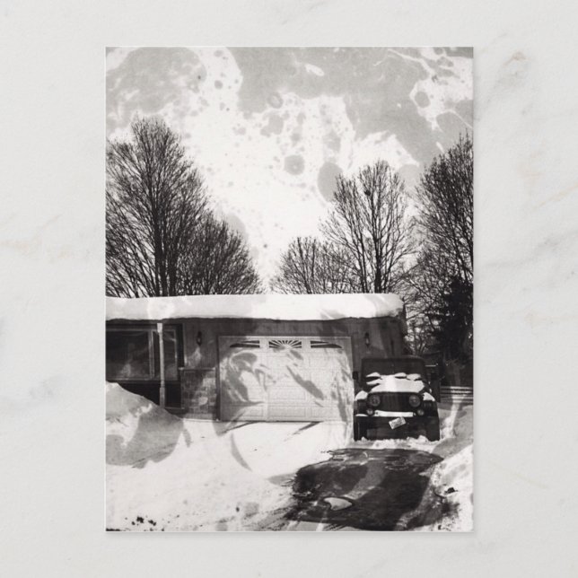 Carte Postale Hiver à Woodstock (Devant)