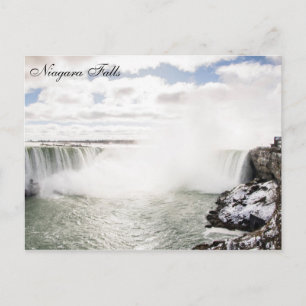 Carte Postale Hiver aux chutes du Niagara