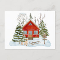 Hiver Cabines et visiteurs forestiers