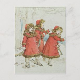 Carte Postale Hiver' d'April Baby's Book of Tunes, 1900