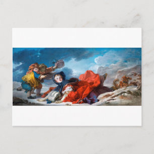 Carte Postale Hiver, Fragonard