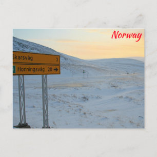 Carte Postale hiver norvégien