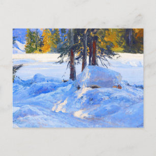 Carte Postale Hiver par Edward Theodore Compton