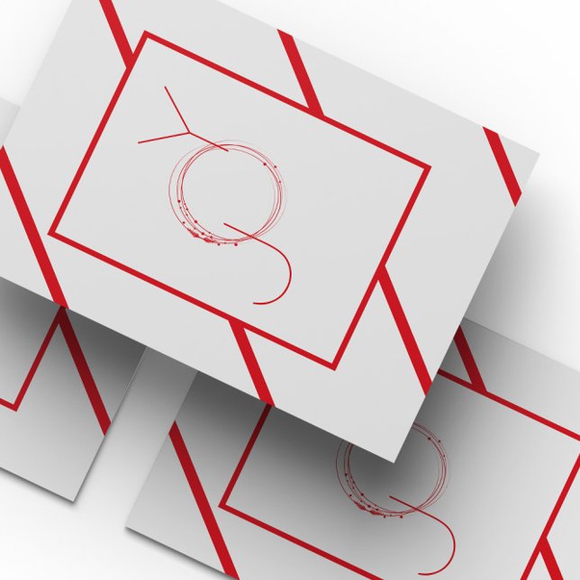 Carte Postale Hiver Red Wreath Noël Joyeux Nouvel An Fête (Créateur téléchargé)