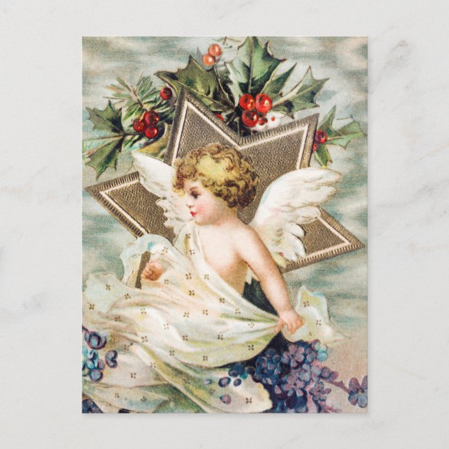 Carte postale hiver vintage (Devant)