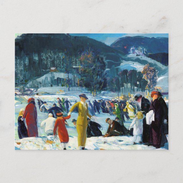 Carte postale hiver vintage (Devant)