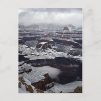 Carte postale hivernale du parc national du Grand 