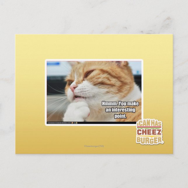 Carte Postale Hmmm. (Devant)