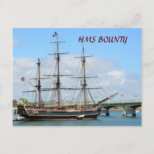 CARTE POSTALE HMS BOUNTY