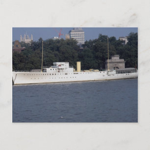Carte Postale HMS Discovery", Thames River, Londres, Angleterre