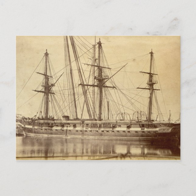 Carte Postale HMS Scylla - Navire de guerre de la Marine royale  (Devant)