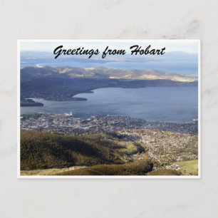 Carte Postale hobart afficher les voeux