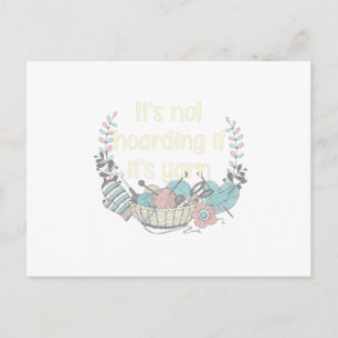 Carte Postale Hobby Tricot est le nouveau Yoga Knittingfan