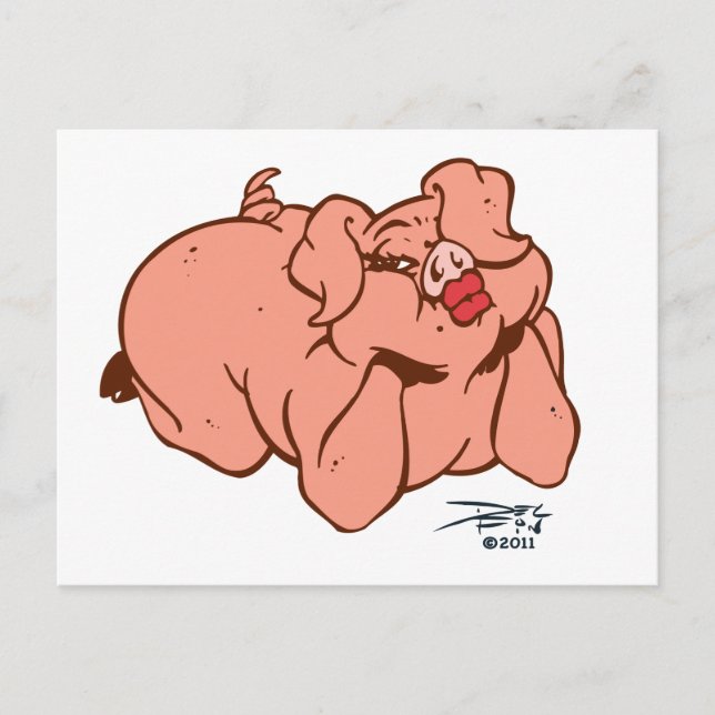 Carte Postale Hochons et baisers (Devant)