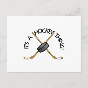 Carte Postale Hockey
