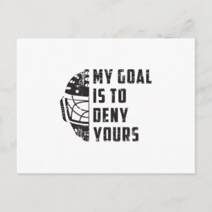 Carte Postale Hockey Hockey Ice Hockey Stick Équipe de sport Drô