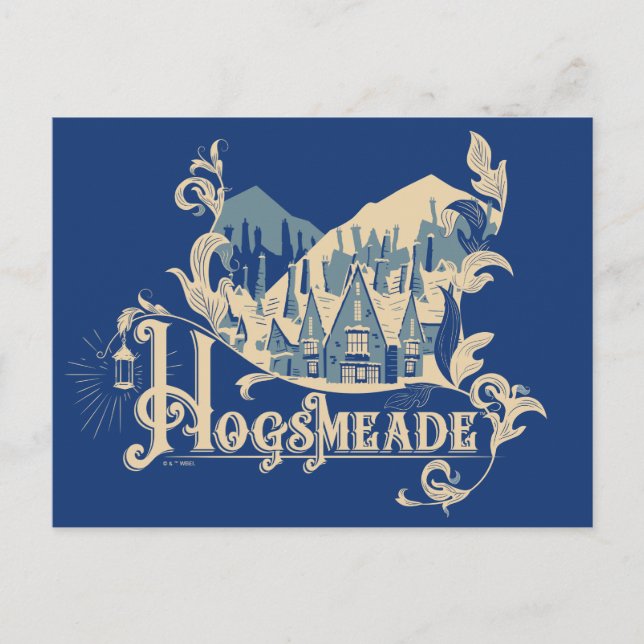 Carte Postale HOGSMEADE™ Vintage Village Graphique (Devant)
