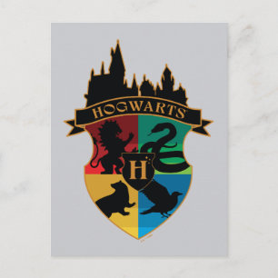 Carte Postale HoGWARTS™ Castle Crest House Insigne de fierté
