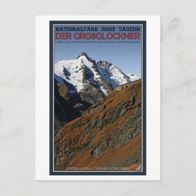 Carte Postale Hohe Tauern - Großglockner (Devant)