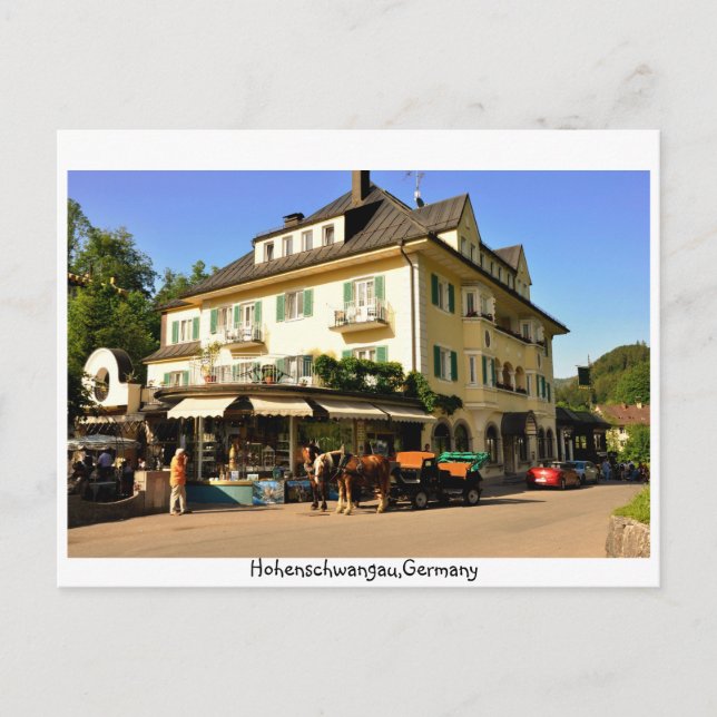 Carte Postale Hohenschwangau Allemagne (Devant)