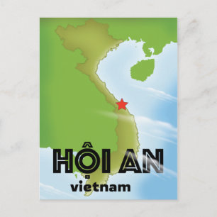 Carte Postale Hoi An Viêt Nam affiche