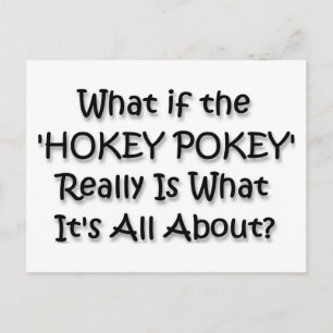 CARTE POSTALE HOKEY POKEY