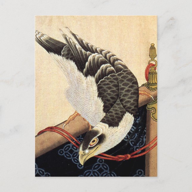Carte postale Hokusai Hawk (Devant)