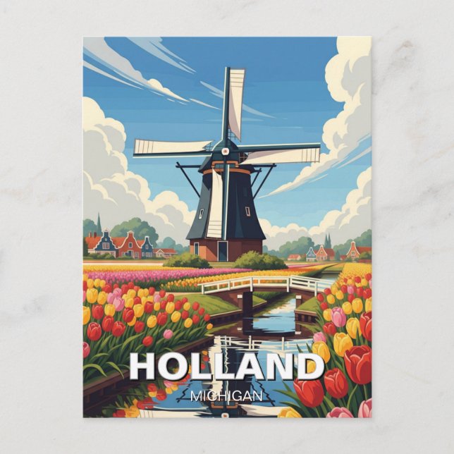 Carte Postale Holland Michigan Travel (Devant)